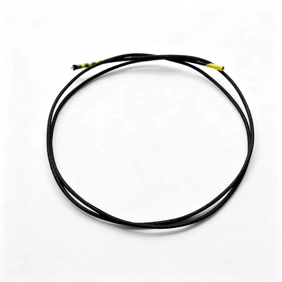 Lightweight Tethered Drone Power Cable 2×0.2mm² Alloy Conductor FEP Insulation 800D Elastic Yarn Braided For Aerial Hover Drone best
